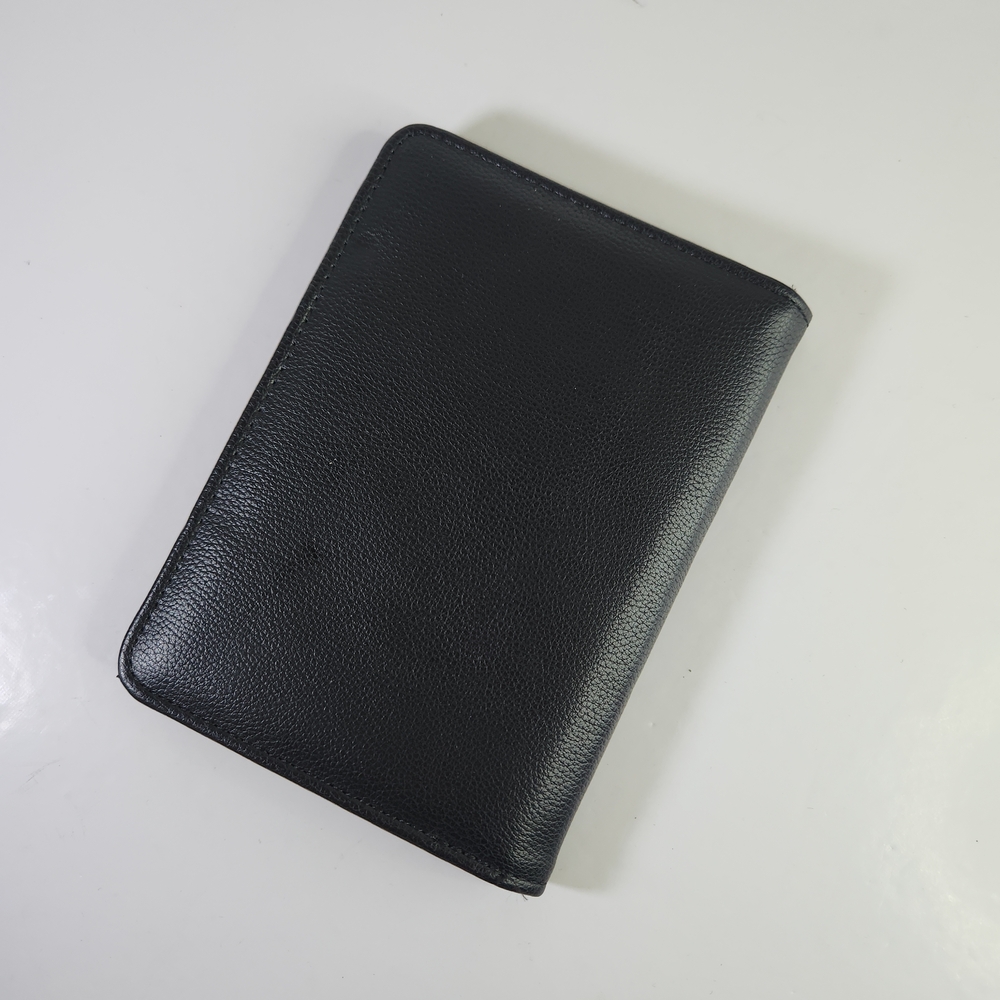 Guess Black Leather Passport Holder. With Pockets - Picture 6 of 7